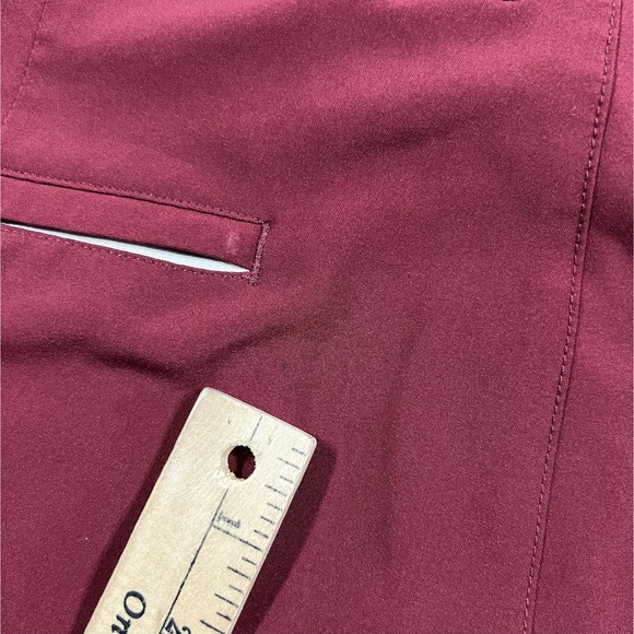 Primo Golf Pants Mens 36 Regular Red Performance Stretch Zip Ankle Golfing - Picture 13 of 15